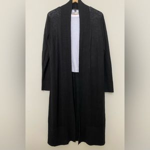 Banana Republic linen duster cardigan